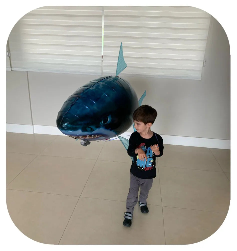 Inflatable Remote Control Shark Fish Toy - Image 9
