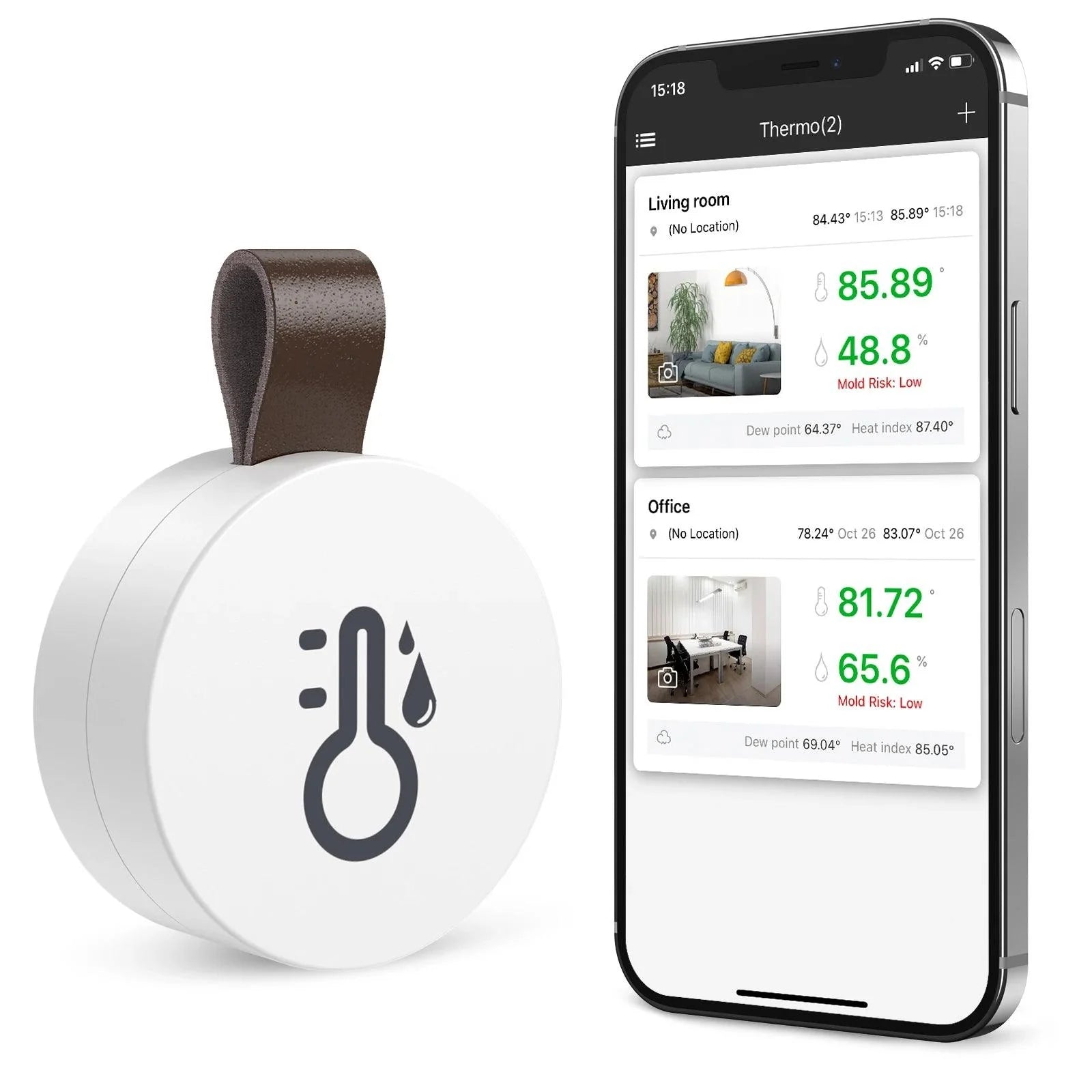 Thermometer Hygrometer Smart Home Temperature Sensor - Image 4