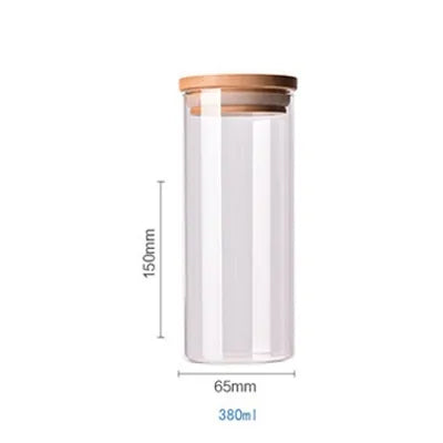 Bamboo-Covered Borosilicate Glass Food Storage Containers - Image 17