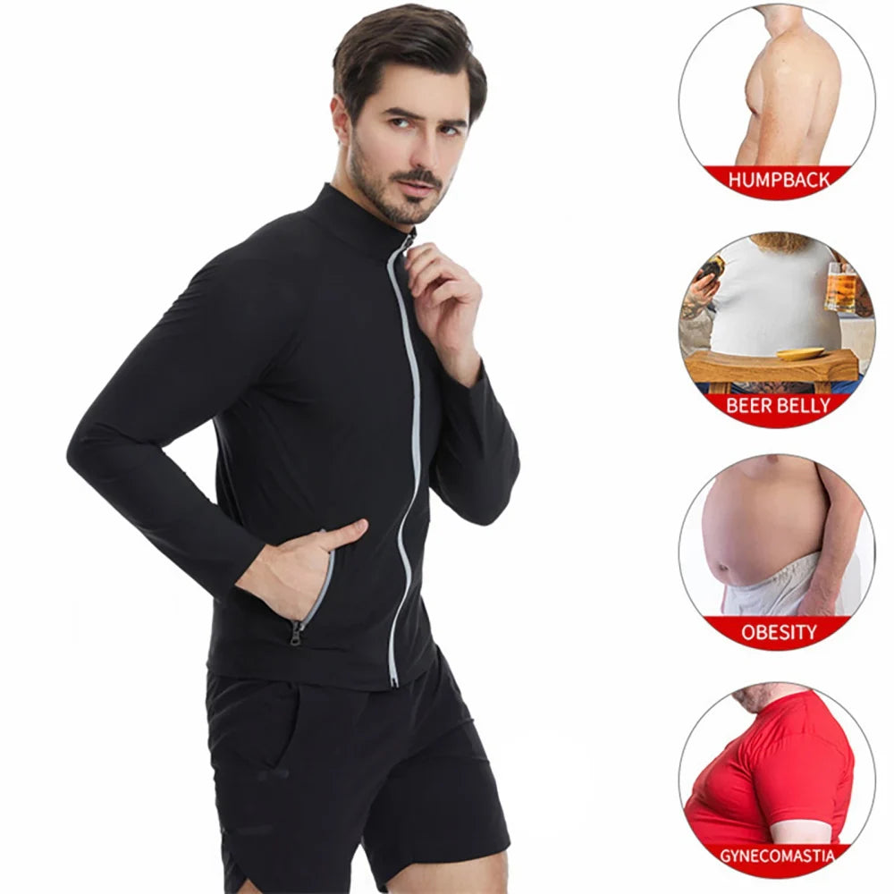 Sauna Sweat Compression Vest And Jacket - Image 8