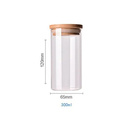 Bamboo-Covered Borosilicate Glass Food Storage Containers - Image 19