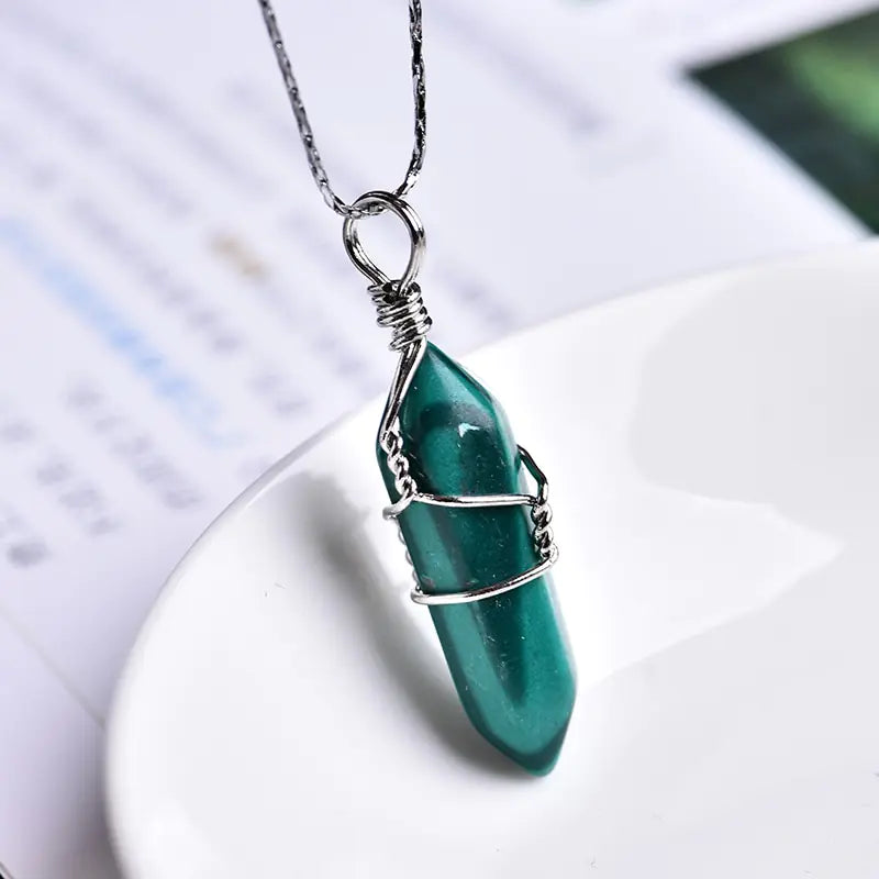 Natural Amethyst Crystal Point Pendant: Diy Jewelry Gift - Image 35