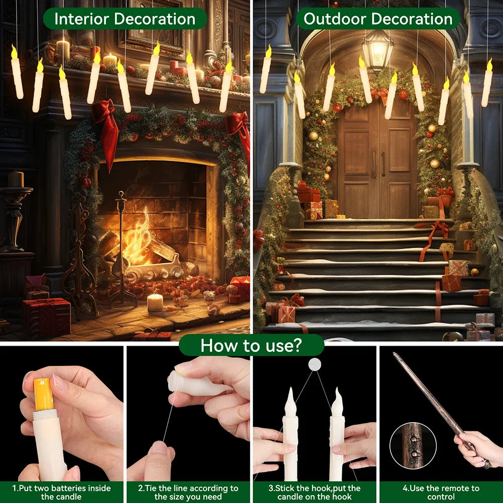 Led Candles With Magic Wand - Image 8