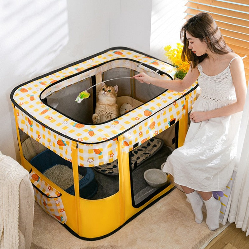 Rectangular Folding Pet Playpen - Image 3