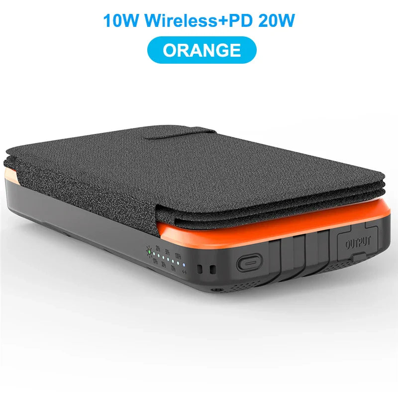 Multifunctional Solar Power Bank Quick Wireless Charger - Image 8