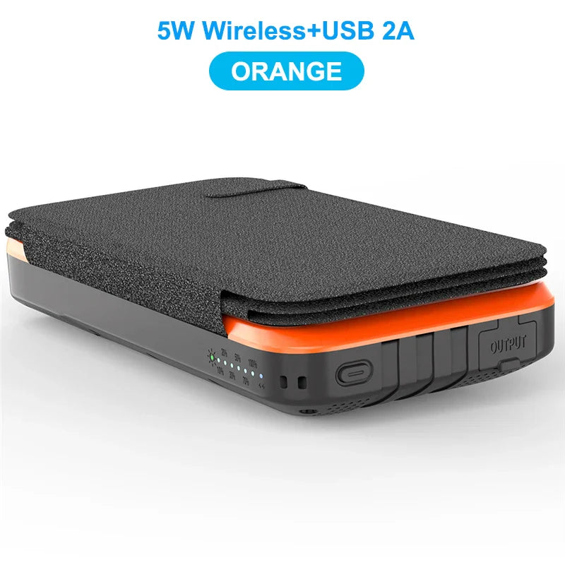 Multifunctional Solar Power Bank Quick Wireless Charger - Image 4