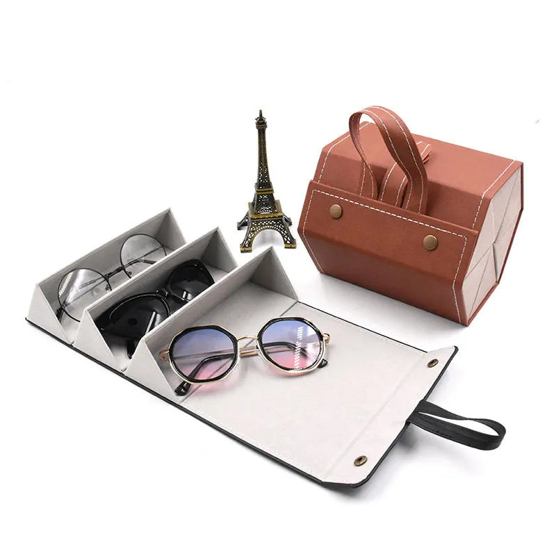 Foldable Leather Sunglasses Case - Image 13