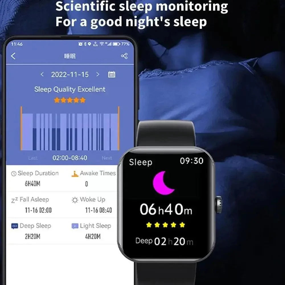 Multi-Sport Blood Rate Monitoring Smartwatch
