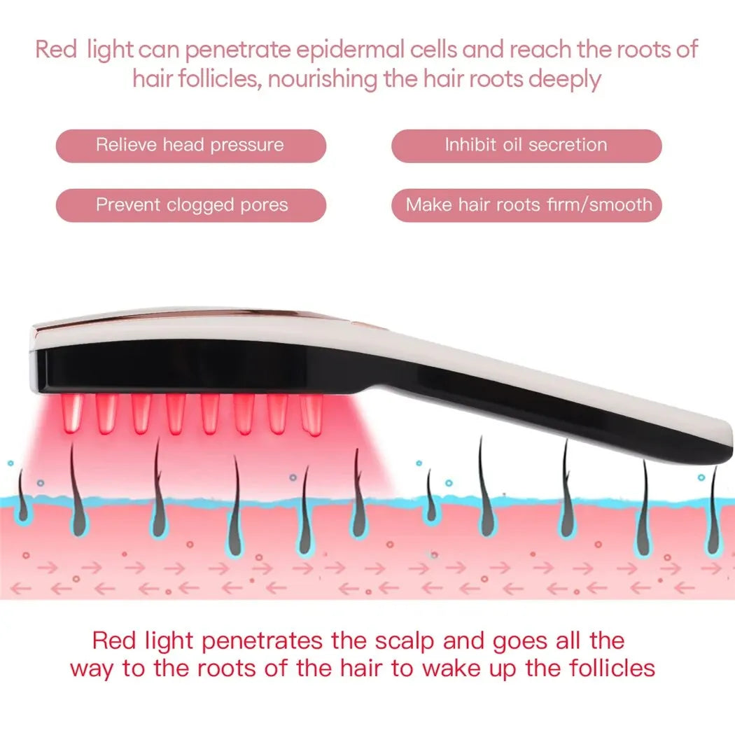 3 In 1 Phototherapy Led Massage Comb - Image 5