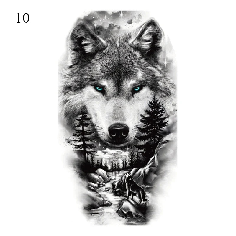 Full Arm Temporary Tattoos - Image 24