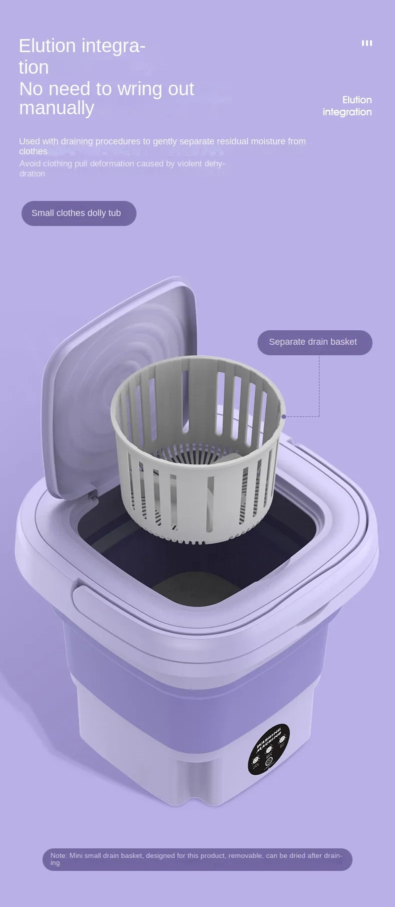 Multifunctional Mini Washing Machine - Image 11