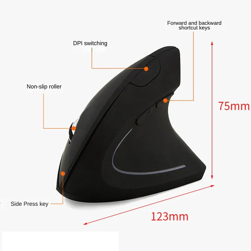 Ergonomic Wireless Vertical Mouse - Image 8