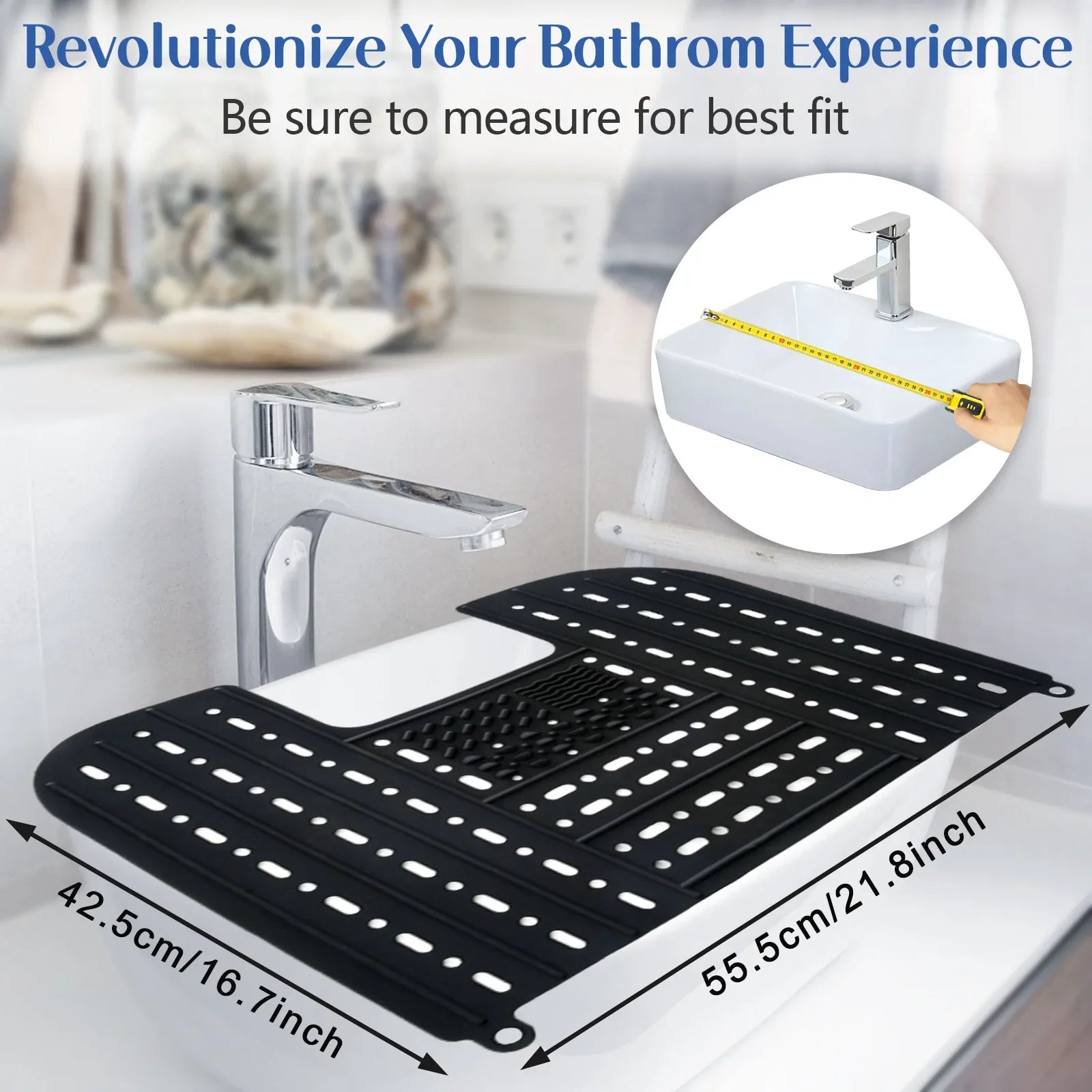 Foldaway Makeup Brush Cleaning Sink Shield - Image 3