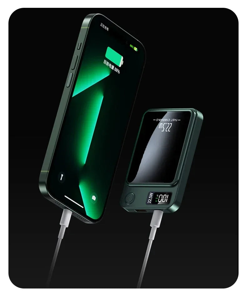 Magnetic Wireless Led Display Fast Charging Power Bank - Image 14