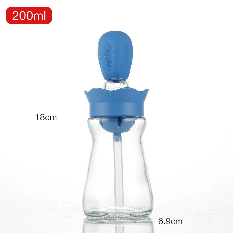Portable Oil Bottle With Silicone Brush - Image 4