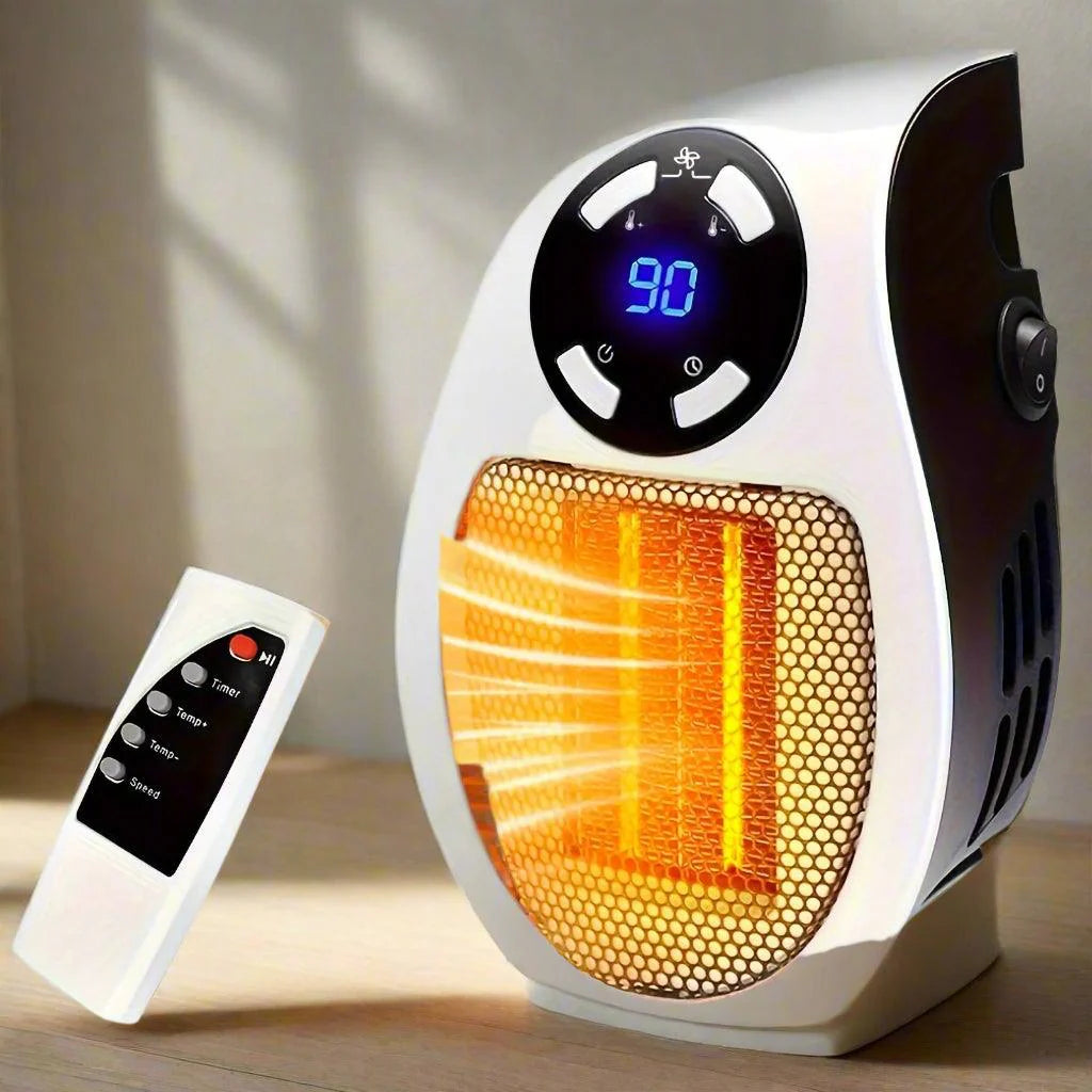 Alternative view of Wall-Mounted Mini Electric Heater