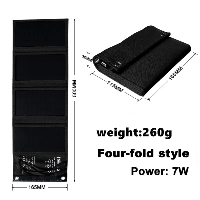 Portable Solar Panel Usb Power Bank - Image 6