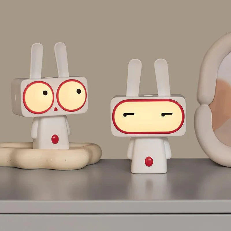 Rabbit Led Night Light Usb Rechargeable Cute Light Gift - Image 5
