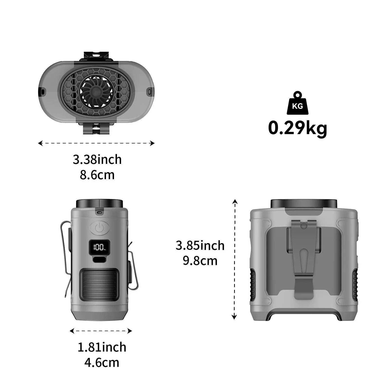 Portable Waist And Neck Fan - Image 3