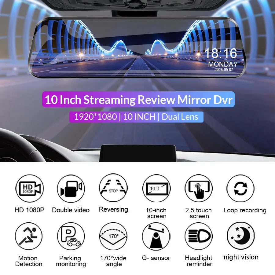Autoguard Mirror Dashcam - Image 5