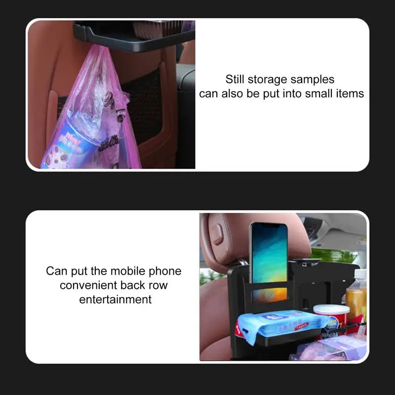 Multipurpose Foldable Car Headrest Tray - Image 7
