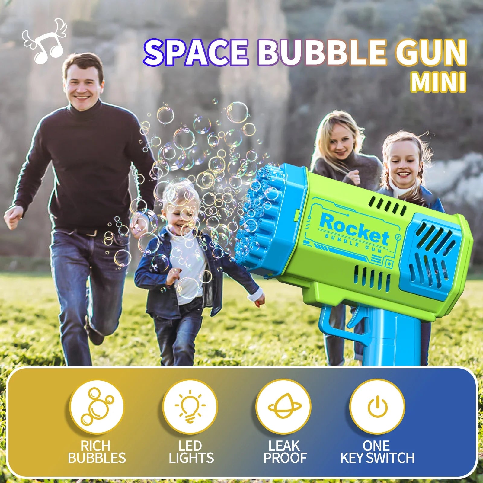 Bubble Machine Gun Toy - Image 8
