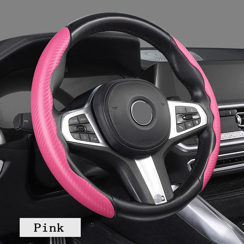 Carbon Fiber Steering Wheel Cover - Image 8