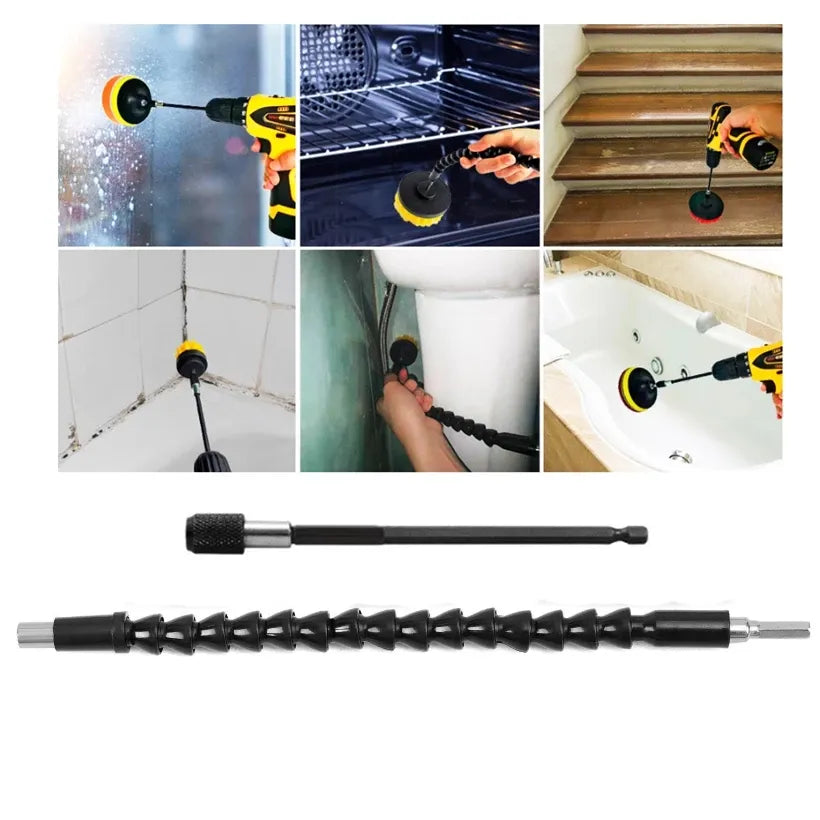 Drill Attachment Scrub Brush Kit - Image 7