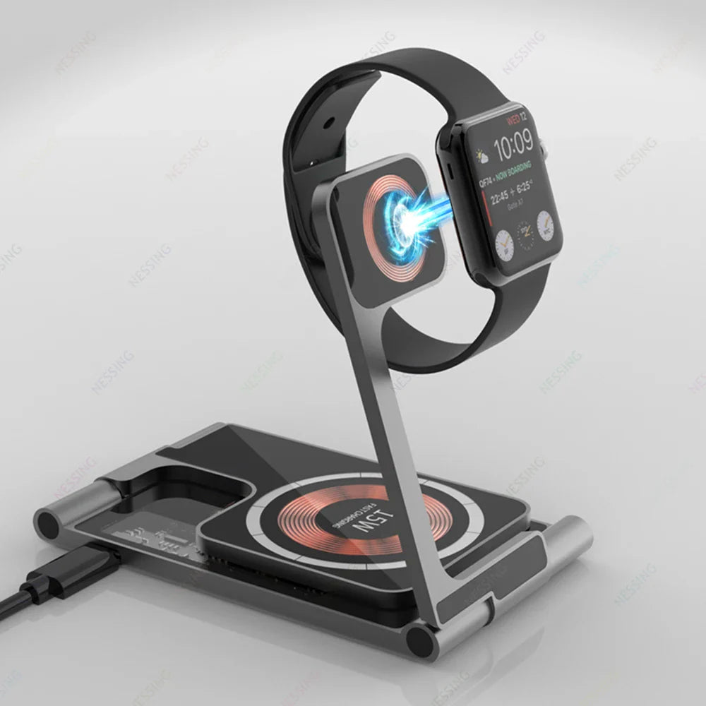 3 In 1 Foldable Magsafe Wireless Charger - Image 13