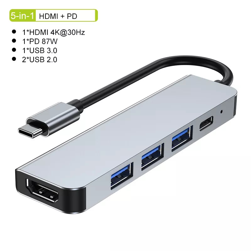 Type-C Docking Station Usb Adapter - Image 4