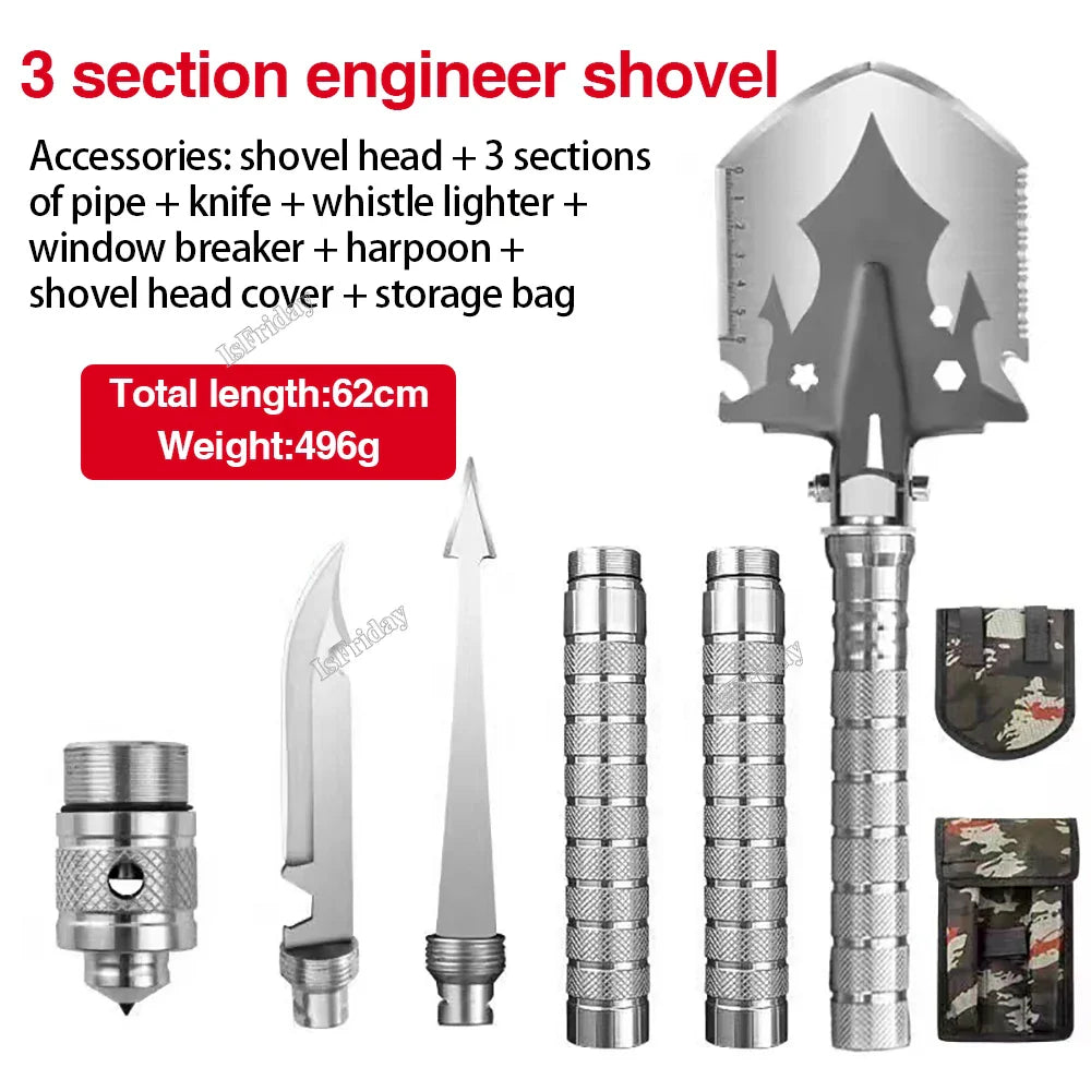 Multifunctional Outdoor Camping Shovel - Image 6
