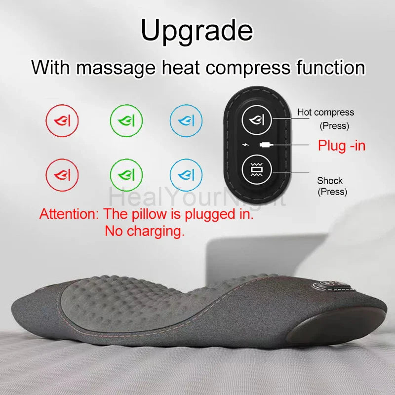 Hot Compression Vibrating Massage Pillow - Image 6