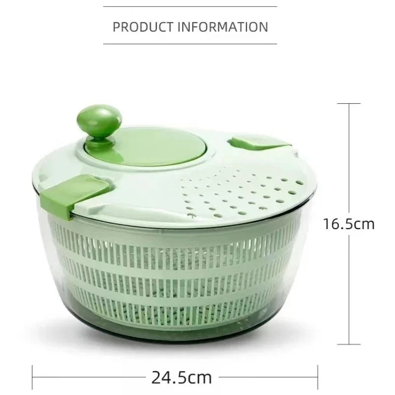 Multifunctional Vegetable Dehydrator & Salad Spinner - Image 7