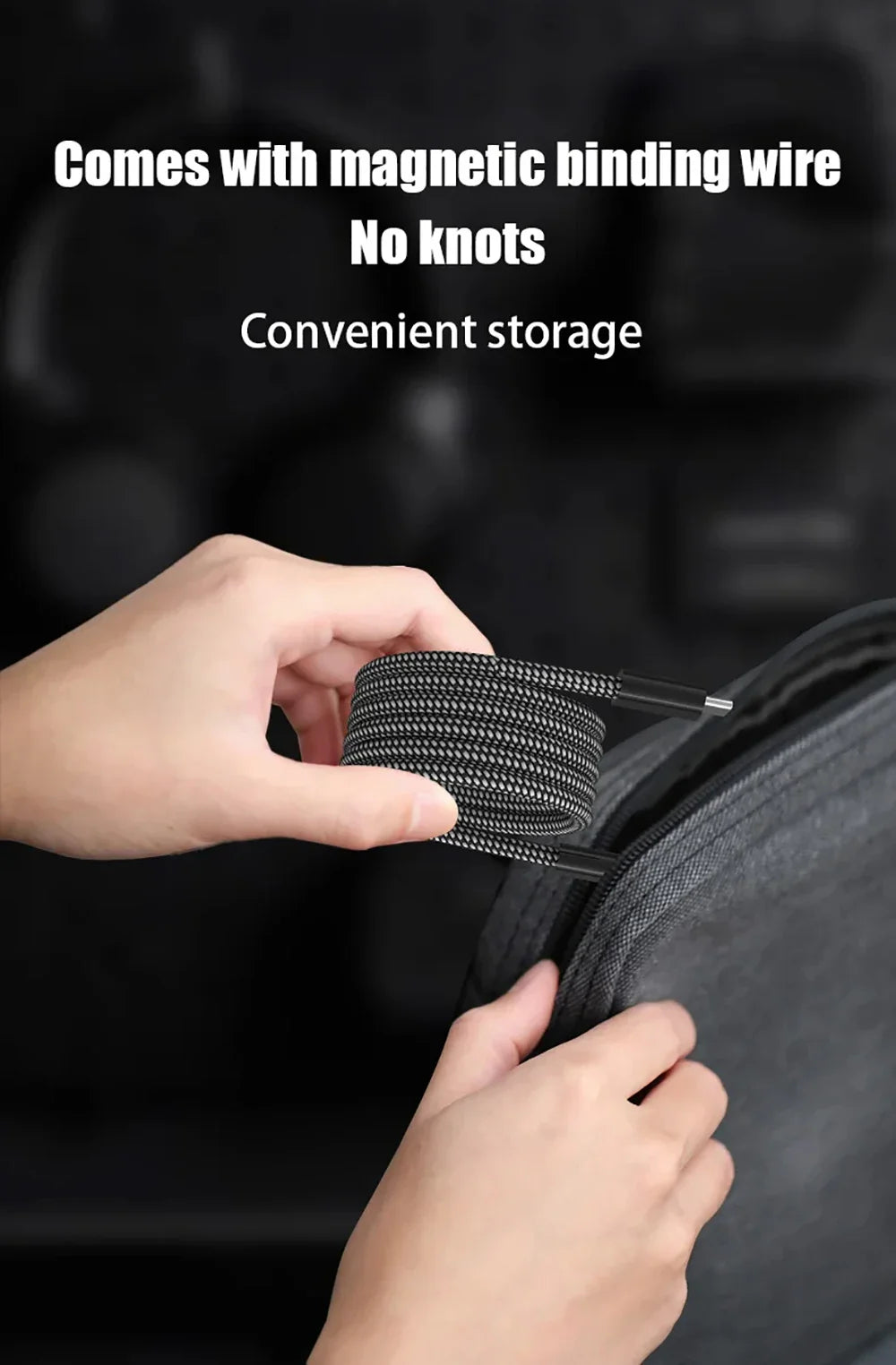 Magnetic Retractable Fast Charging Data Cable - Image 14