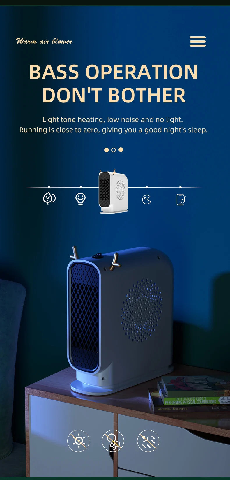 Desktop Electric Mini Heater - Image 13