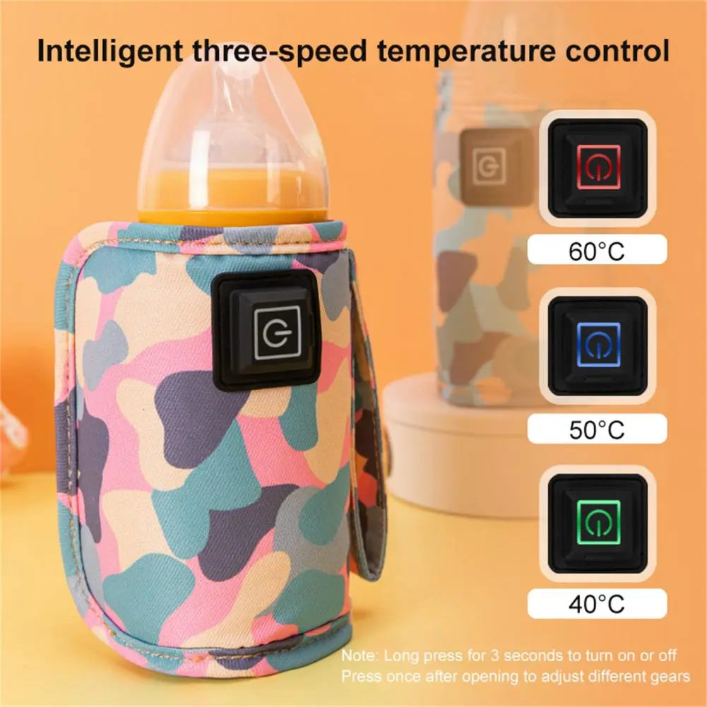 Usb Milk Water Warmer Travel Stroller Insulated Bag Baby Nursing Bottle - Image 5