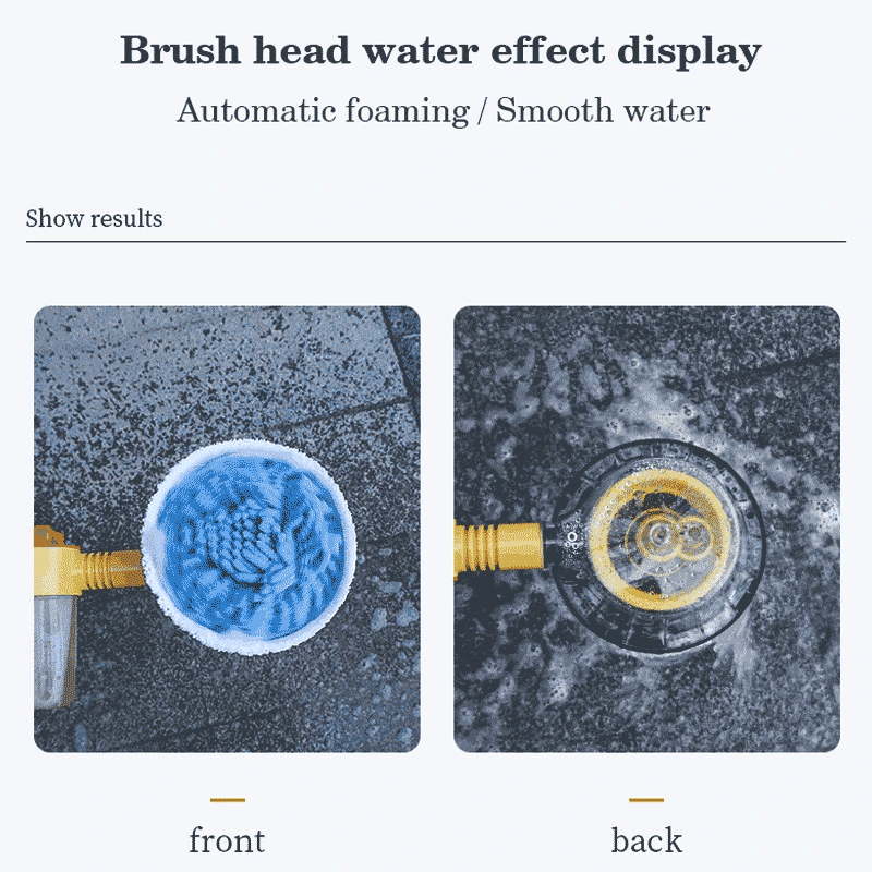 Multifunctional Car Rotary Wash Brush Kit - Image 3