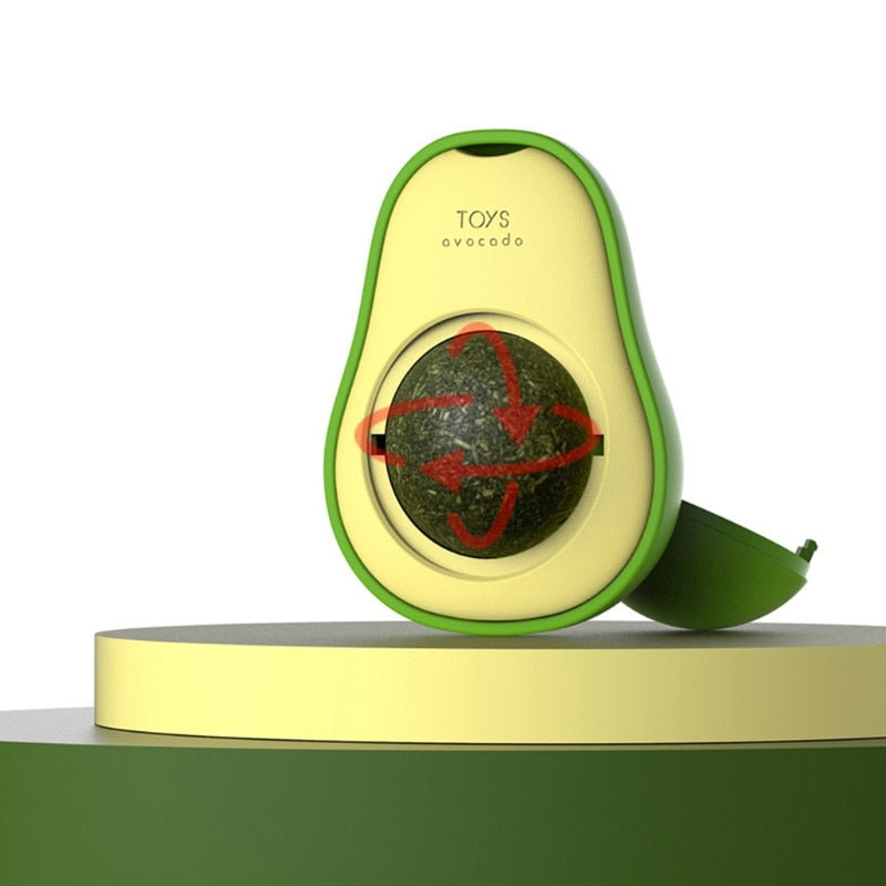 Avocado Catnip Teeth-Cleaning Wall Toy - Image 9