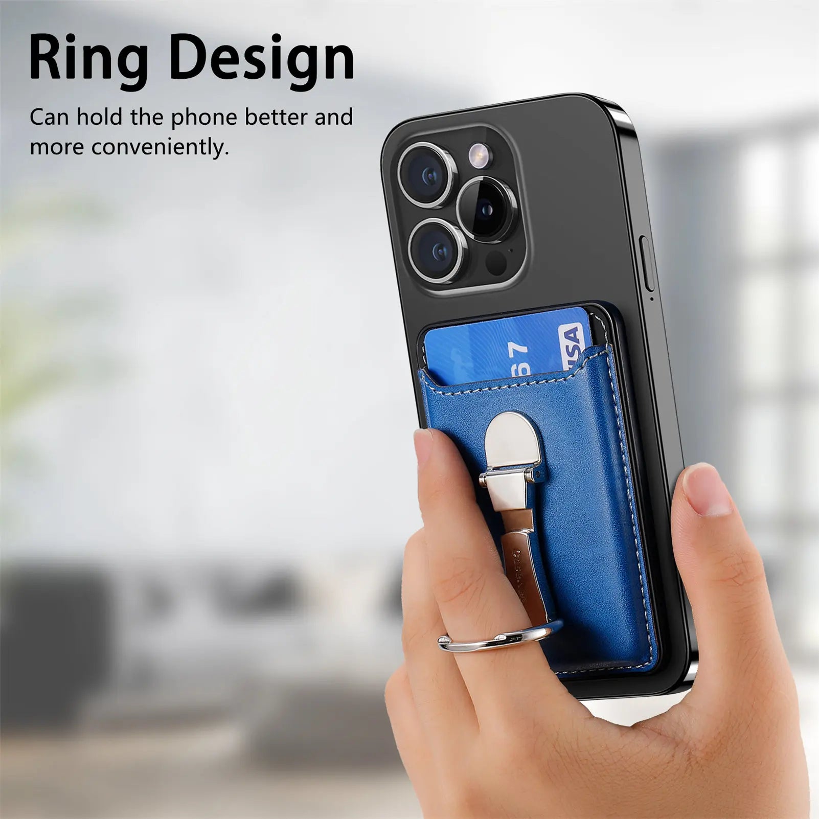 Leather Magsafe Phone Wallet Holder - Image 12