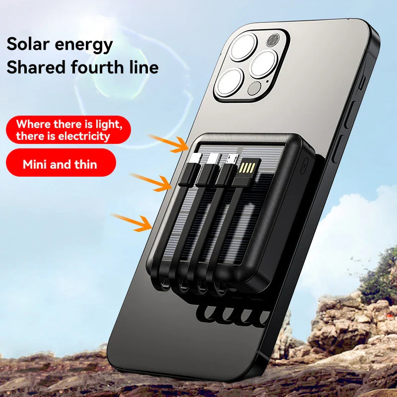 4 In 1 Solar Charging Power Bank - Image 5