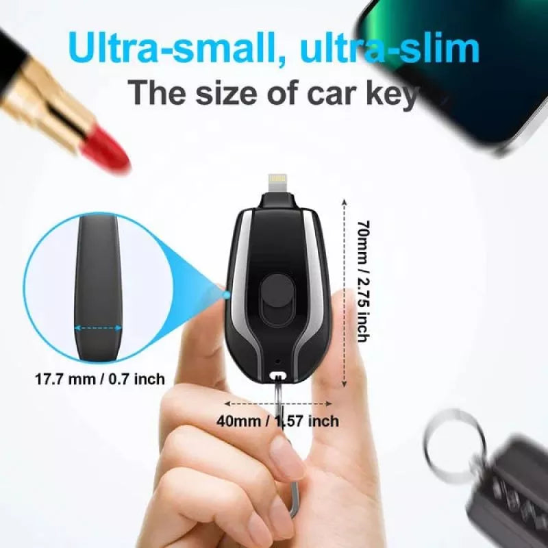 Mini Emergency Keychain Power Bank - Image 11