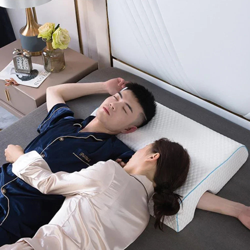 Memory Foam Couples Pillow With Arm Rest - Image 5