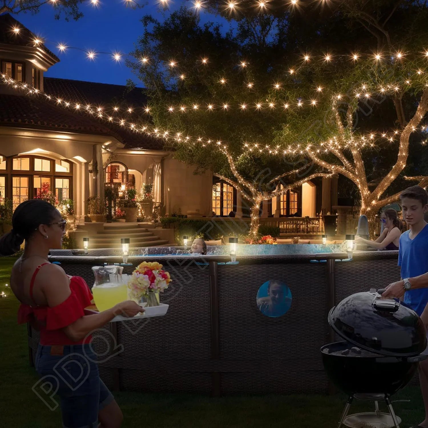 Led Solar Pool Lights: Waterproof Outdoor Garden And Yard Decoration - Image 9