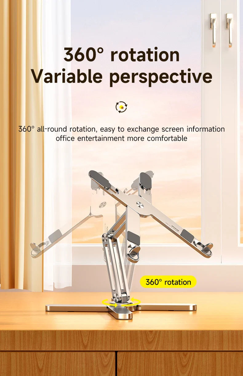 Aluminum Heat Dissipation Rotatable Laptop Stand - Image 13