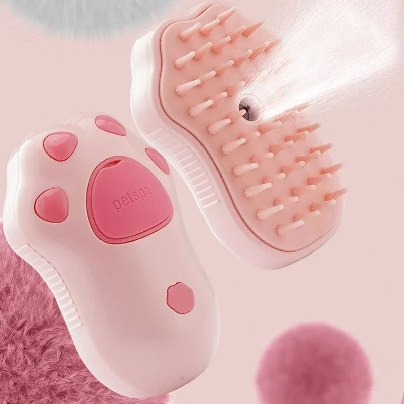 Steamy Pet Brush With Built-In Sprayer - Image 13