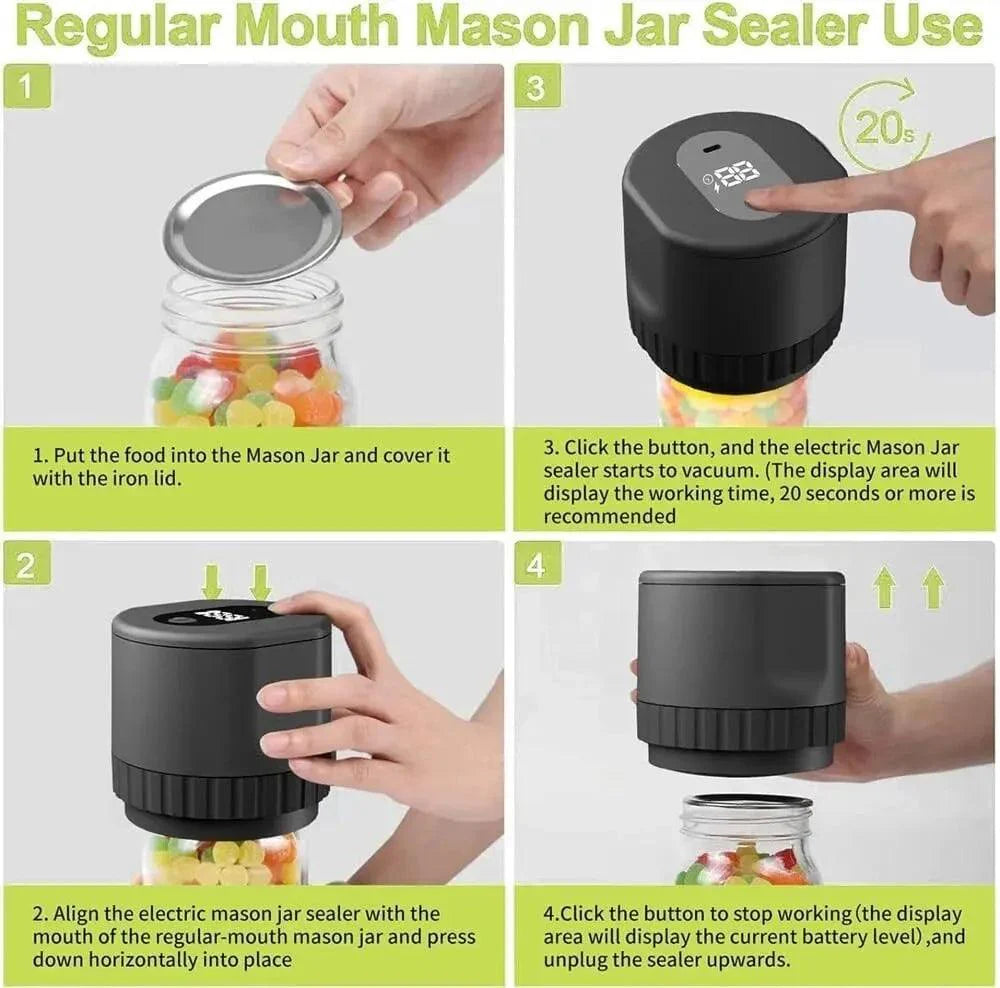 Vacuum Sealing Machine Mason Jar Vacuum Sealer - Image 8