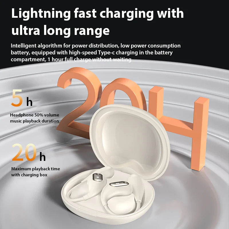 Bone Conduction Bluetooth Touch Control Earbuds - Image 3