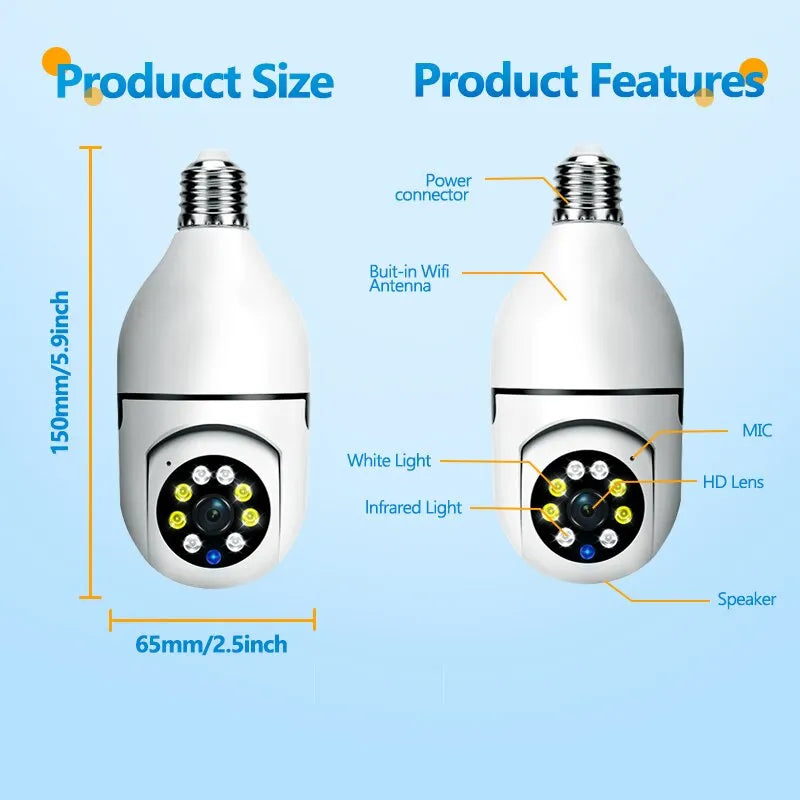 Light Bulb Wifi Camera - Image 13