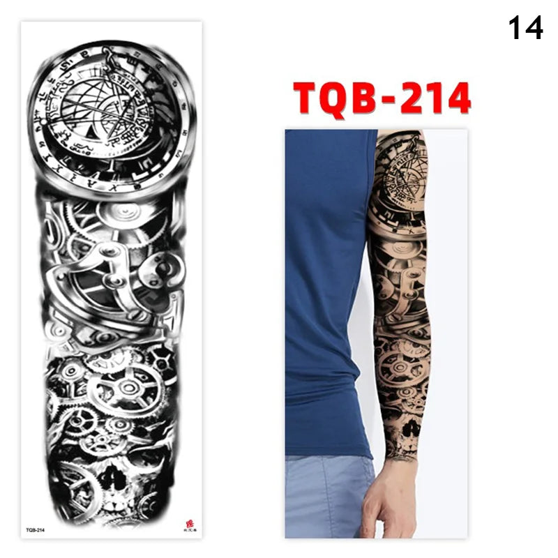 Full Arm Temporary Tattoos - Image 16