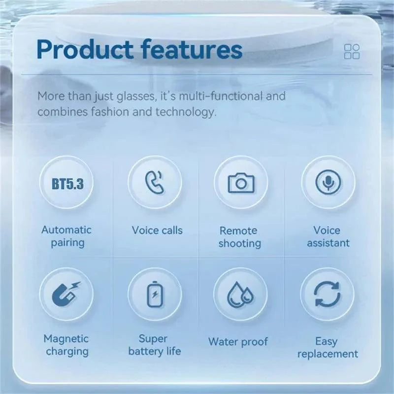 Bluetooth Smart Glasses - Wireless Sunglasses - Image 5
